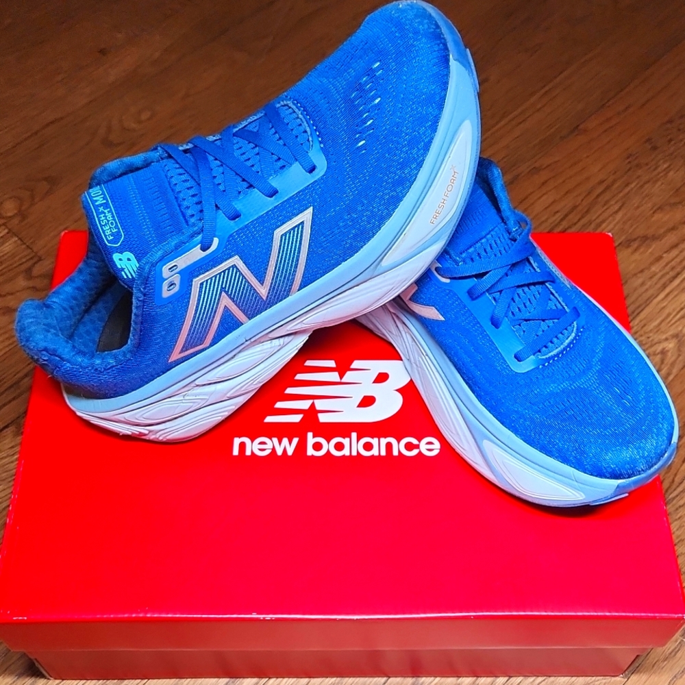 New Balance Blue Sneakers with Vibrant Design